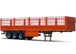 Transporting 60T Stake Semi Trailer 24V 3 Axles Semi Trailer Q345