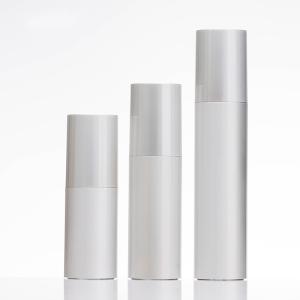 Wholesale 30ml 50m Refillable Lotion Dispenser Plastic PP AS Airless Cosmetic Jar from china suppliers