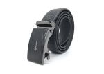 Classic Men 'S Leather Ratchet Belt Embossed Crocodile Grain 1.38 Wide