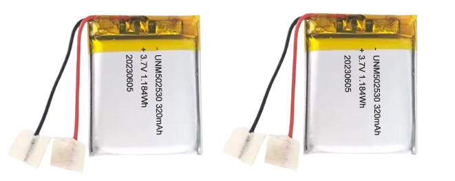 502530 3.7V 320mAh Rechargeable Polymer Lithium Battery for Wearable Products