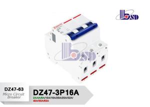 Wholesale Industrial 16 amp Mini Circuit Breaker 3 Pole Type C Circuit Breaker from china suppliers