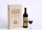 Handmade Decorative Personalised Wooden Wine Box Plywood Material For Double