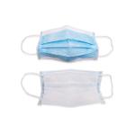 PPE Lint Free Disposable Dust Mask Non Glass Fiber For Family / Beauty Salon