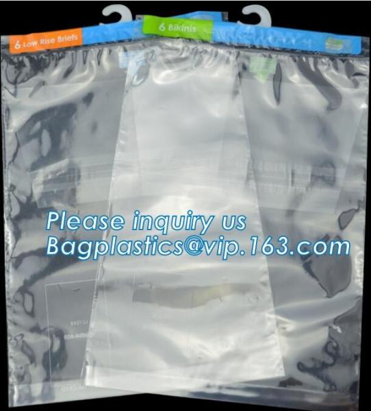 Quality Hanger Plastic Hook Bag for Packaging on Festivals,Hanger PVC bed sheet packaging bag with buttons,Stationery Set Transp for sale