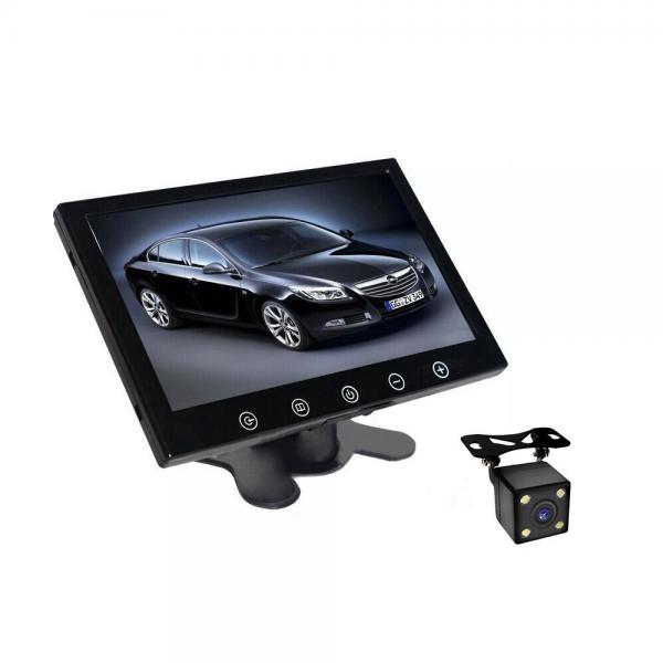 Touch Button Car Rear View Monitor 16 / 9 Display Ratio With Reverse Guide