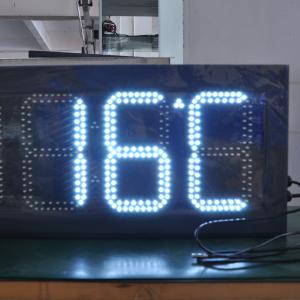 Wholesale 12 Inch LED Time And Temperature Board Outdoor Advertising Needs Time Temp Signs from china suppliers