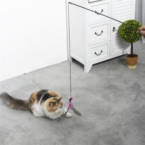 China Custom Bulk Wand Teaser Interactive Cat Toys For Indoor Cats Playing on sale