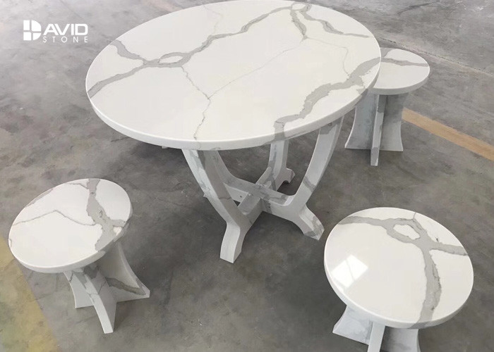 Professional Quartz Prefab Kitchen Countertops , Quartz Bathroom Worktops