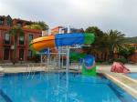 3.5M Private Commercial Size Water Slide Fiberglass Swimming Pool Slide For