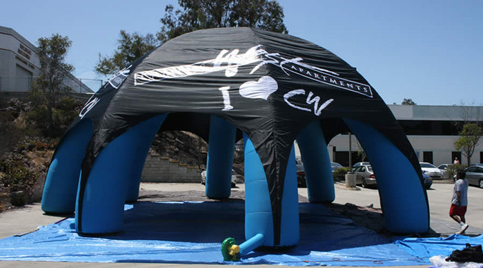 Outdoor Advertising Inflatable Tent , Inflatable Spider Dome Tent with Legs