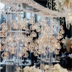 Candelabra Crystal Candle Centerpiece Acrylic Laser Cut Rectangle Pedestal