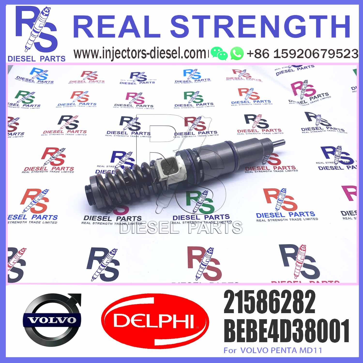 New Diesel Fuel Injector 21586282 BEBE4D38001 21586282 For V-O-L-V PENTA MD11