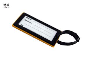Wholesale Soft Colorful Rubber / PVC Luggage Name Tags With Logo Printed from china suppliers