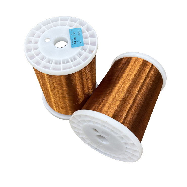 HAI 0.20mm-1.60mm Overcoat Polyamide-Inmide Enameled Copper Winding Wire Thermal Class 180℃
