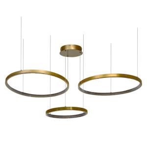 Wholesale Modern Pendant Lights Living Room Dining Room Circle Rings Acrylic Aluminum Body LED Ceiling Lamp Home Metal Contemporary from china suppliers