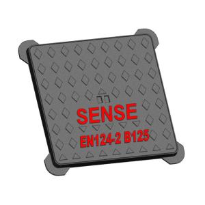 Wholesale Manhole Cover B125 Ductile Iron Manhole Cover EN GJS500-7 Ｕsed of Pavements from china suppliers