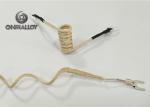 Low Temperature PTFE Fiberglass Insulated Wire 0.5mm OCr25Al5 Conductor For