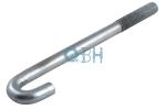 CNC Milling Carbon Steel Wet Concrete L Hook Anchor Bolt