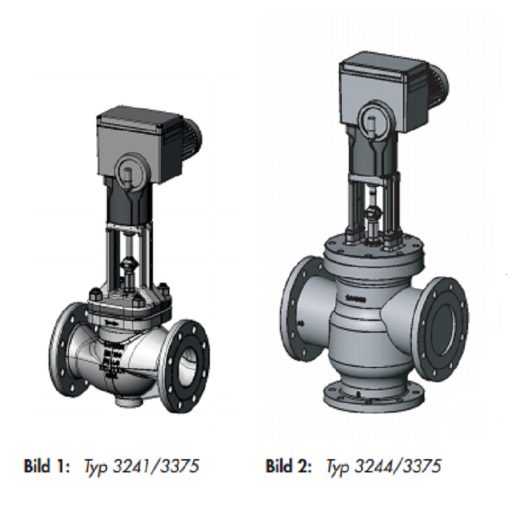 Simple Electric Control Valve / Electric Globe Valve DN 15 - DN 150 Valve Size