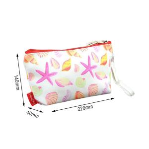 Wholesale Fashion Polyester Print Portable Travel Makeup Wash Bag Colorful from china suppliers