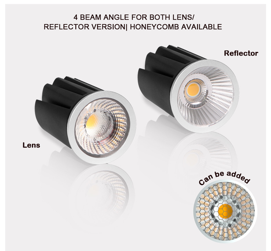Single CCT 3000K MR16 Module 70mm 10W IP20 / IP65 Commercial Lighting