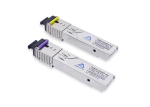 Wholesale Hot Pluggable 2.5G 3.3V 1490nm Tx 1550nm Rx BIDI SFP Module from china suppliers