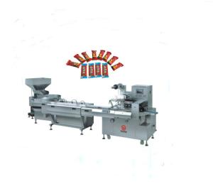 Wholesale Puffed Food Automatic Pillow Packing Machine 3 Phase 380V 50Hz Power Supply from china suppliers