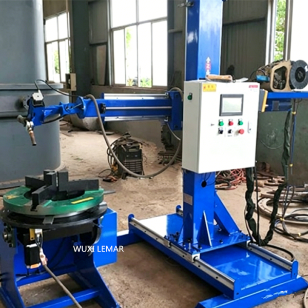 600kg Automatic Welding Positioner | Electric Tilting Rotary Turning Table for Pipe, Flange & Pressure Vessel Circumferential Welding