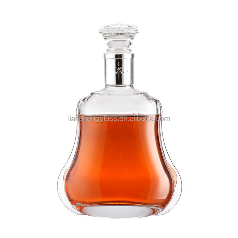 Clear Glass Whisky Liquor Bottle Guns 250ml for Beverage Packaging Needs