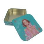 New Style Metal Cookie Tins Square Christmas Tin Box Custom Design Tin