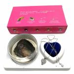Friend Series Color Box Love Pearl Necklace Gift Box With Fashion Cage Pendant