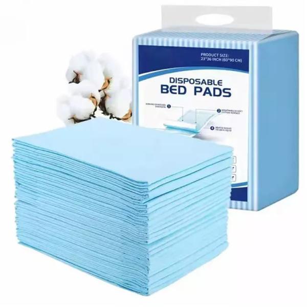 PE Film Breathable Fabric Hospital Absorbent Underpads Disposable Adult Bed Pads