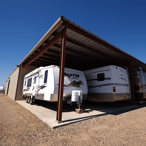 Easy Assemble Prefab Metal Steel Structure Car Garage with Solid H-shape Steel Beam
