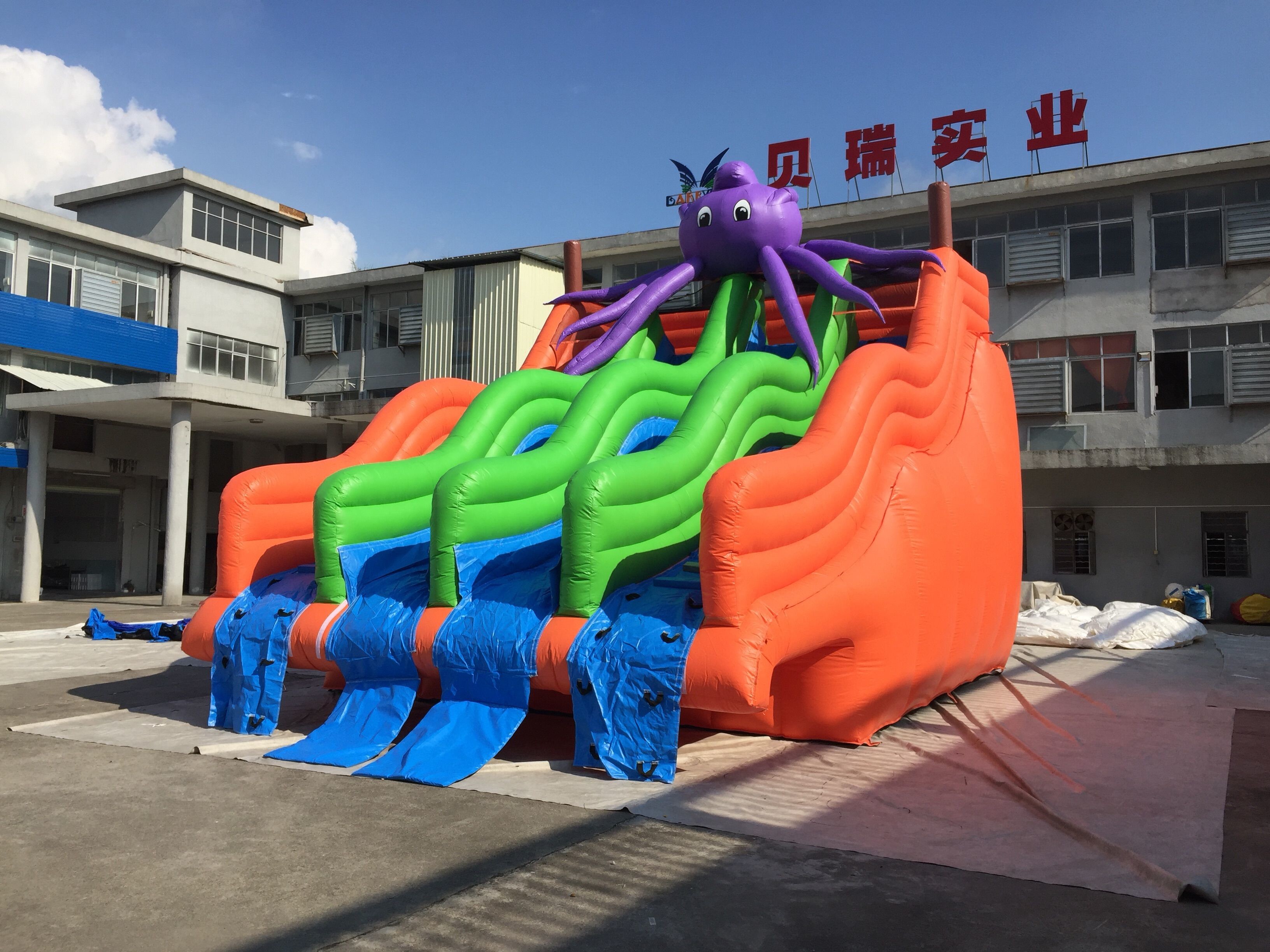 Car Theme Inflatable Slide Inflatable Park Inflatable Castle Slide Combo