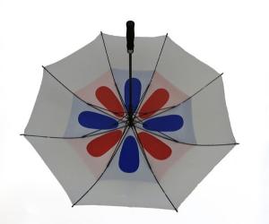Wholesale black white red blue Custom Logo Golf Vented Umbrella Compact With Straight Black EVA Handle from china suppliers