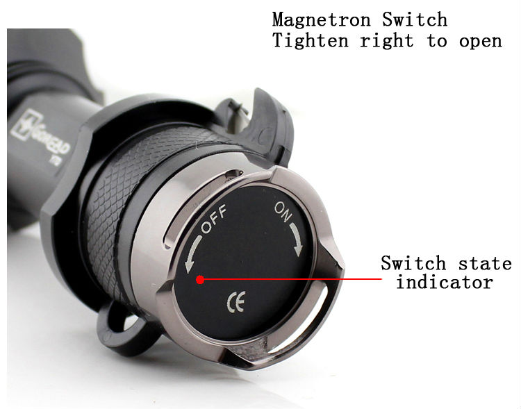 Y70 High bright rechargeable diving flashlight with lifesaving hammer and seat belt cutter