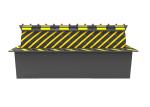 Road Safety Hydraulic Road Blocker 16mm Thickness A3 Steel Anti Terrorism With