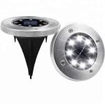 Outdoor 40lm Solar Powered Led Driveway Lights Waterproof Dia 4.3IN Size