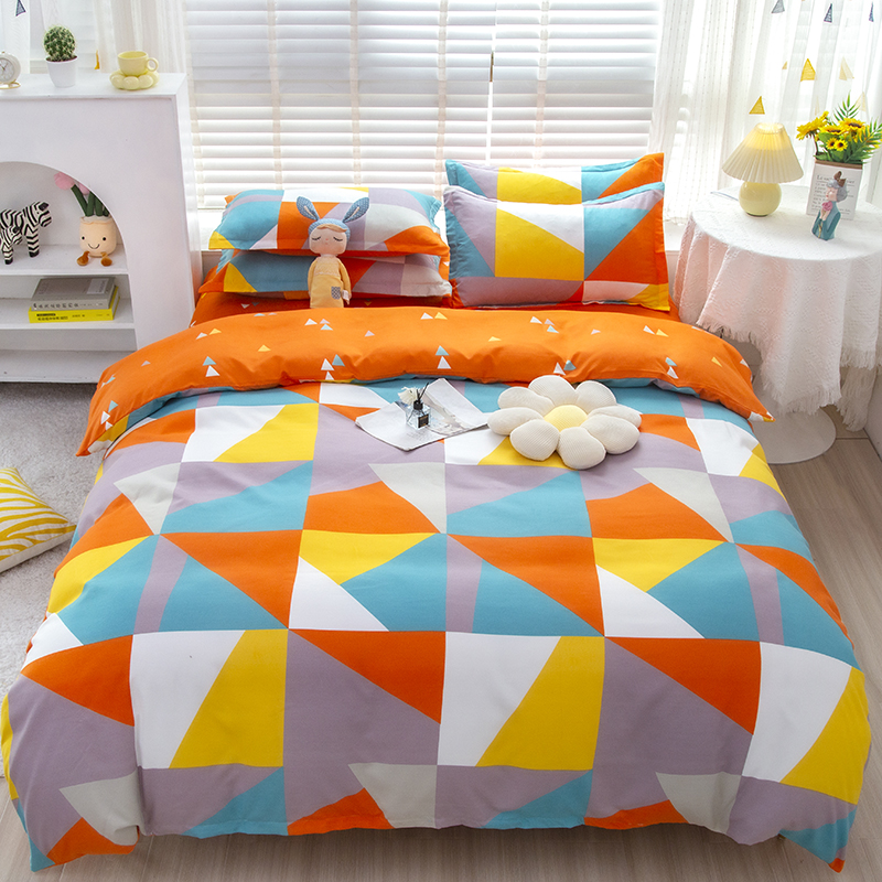 40S Fabric Count 200TC Thread Count Super King Printed Bedding Set Luxury Cover Designs