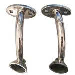 Standard OE NO. Replacement Upgrade to Polished Stainless Steel Headlight Mounts