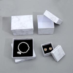 Wholesale Unique Modern Gift Luxury Jewelry Packaging Cardboard Material Marble Patterned from china suppliers