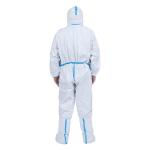 Lightweight Disposable Isolation Gowns White Disposable Coveralls