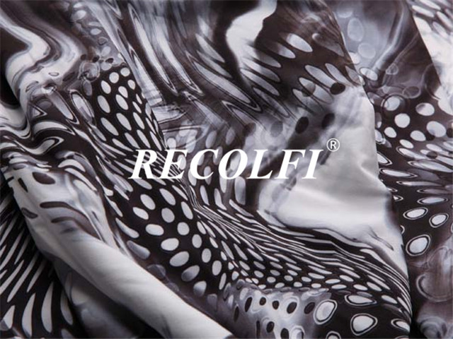 Ink Jet Digital Print Recycled Poly Activewear Knit Fabric Luxe High Stretch