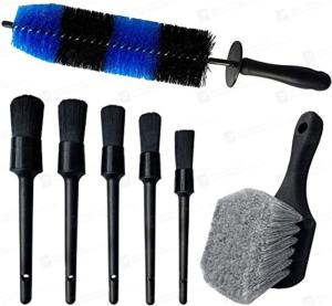 Wholesale 7pcs 610g Auto Cleaning Brush For Car Exhaust Tip Wheels Interior Places from china suppliers