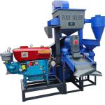 DONGYA AGRO Combined Commercial Water Cooled diesel Type Rice Mill Machine 650kg