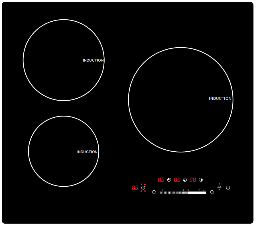 ODM Touch Control 5800W Built In Induction Cooktop