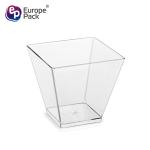 Food grade environmental protection material disposable square 58ml ps cup