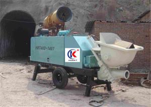Wholesale Mini Diesel Towed Hydraulic Concrete Pump , 50mm Aggregate Diameter Concrete Squeeze Pump from china suppliers
