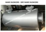 Q235-A carbon steel material marine muffler, marine spark extinguisher, marine