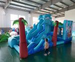 AntiUV Commercial Combo Bounce House , Large Inflatable Bounce House